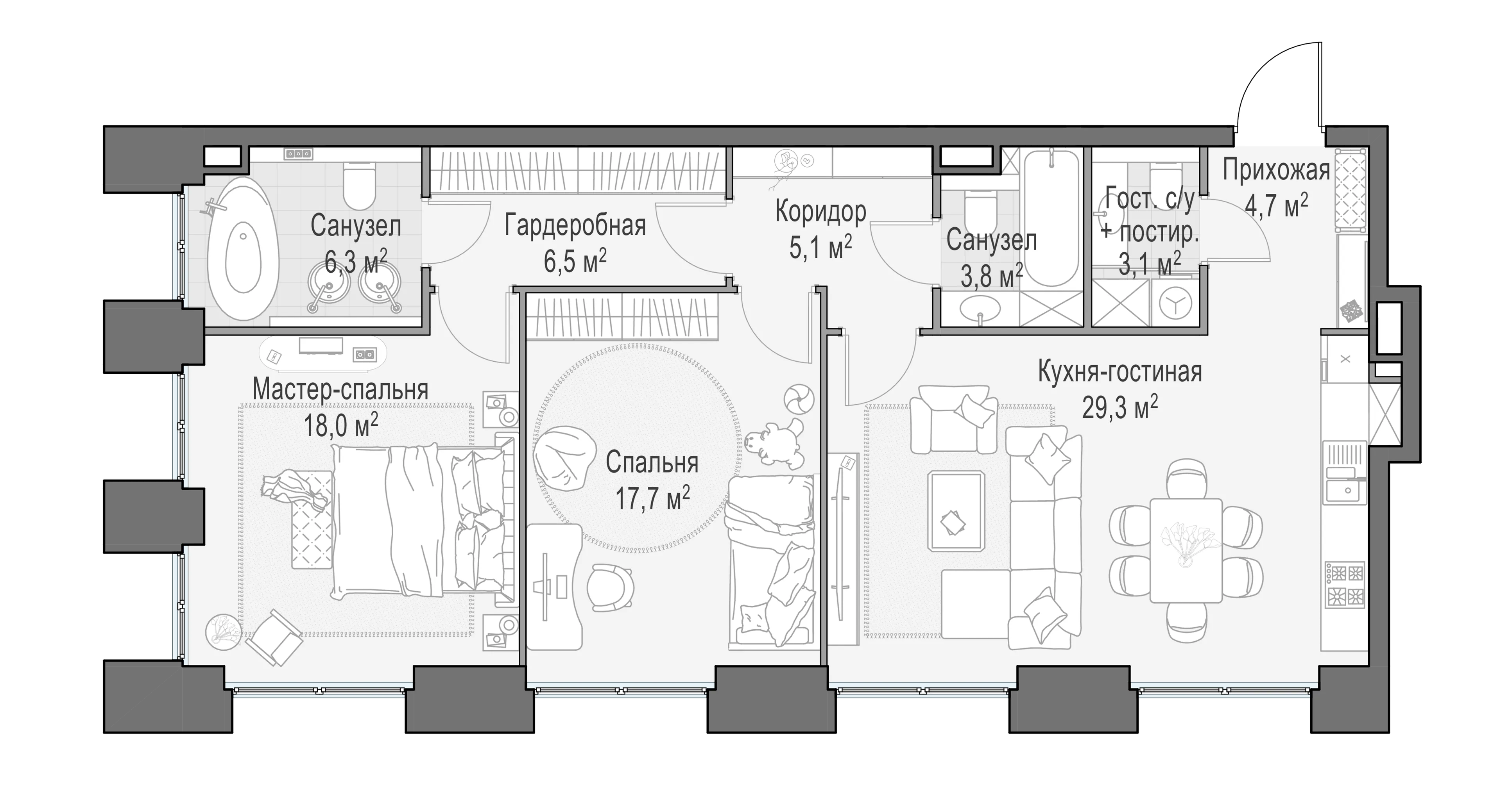 Планировка лота