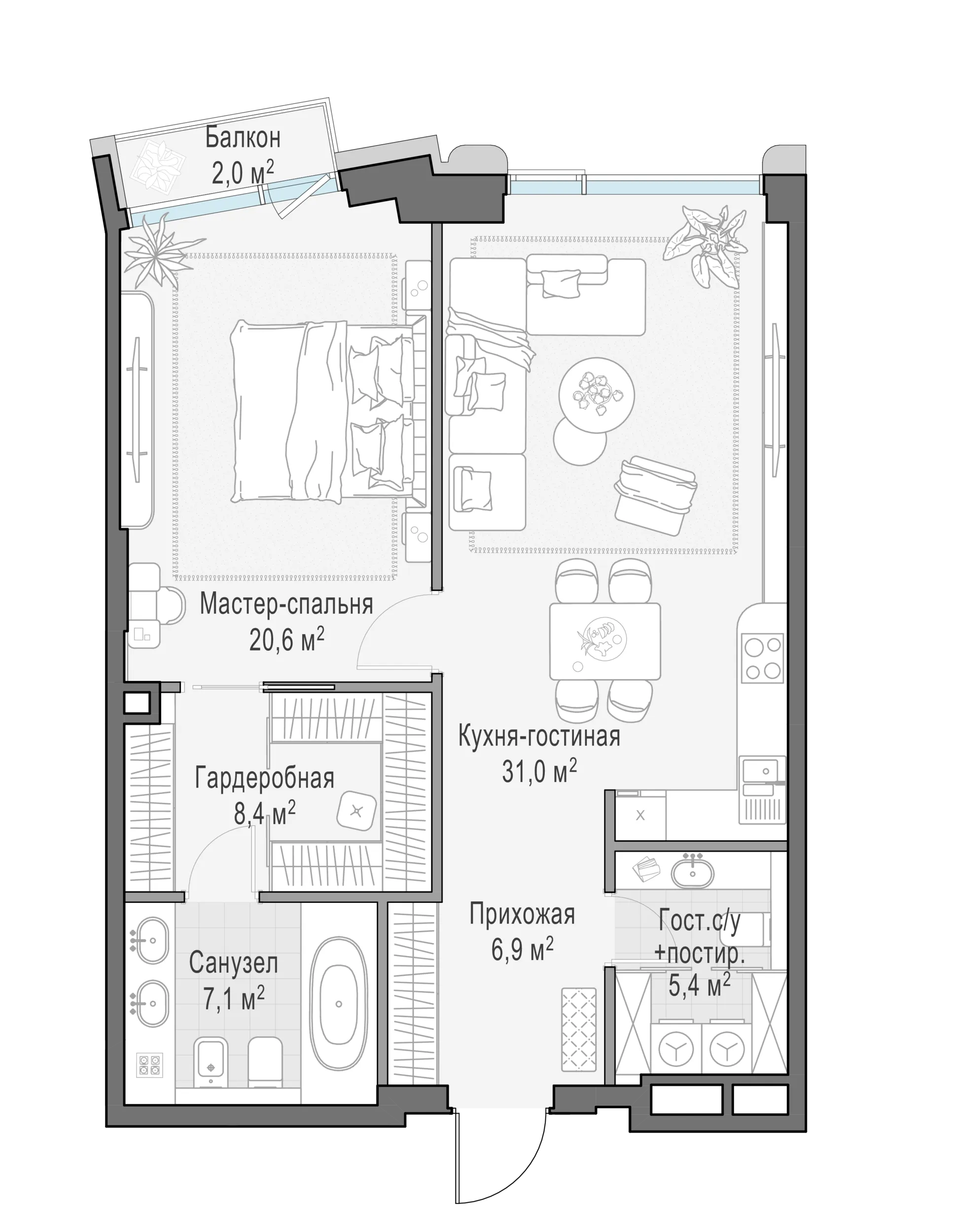 Планировка лота