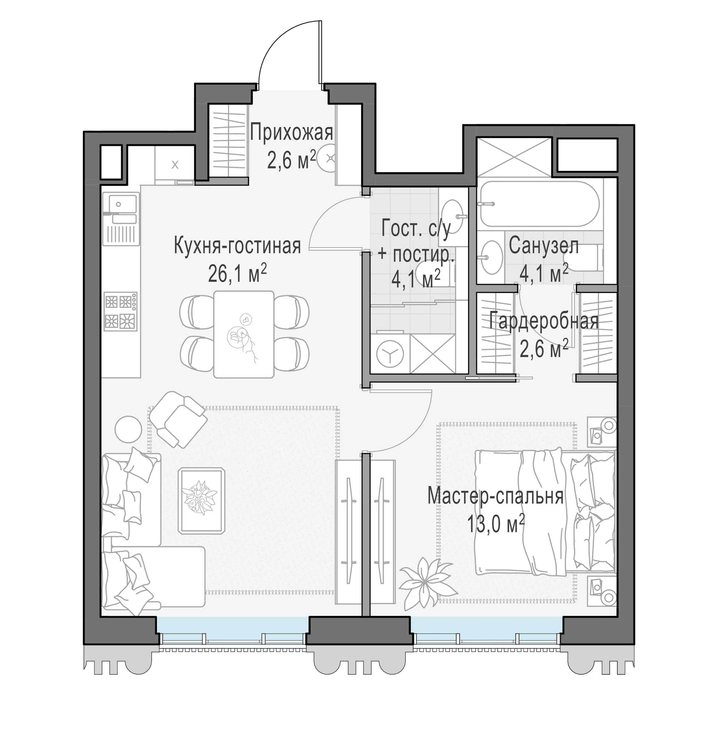 Планировка лота