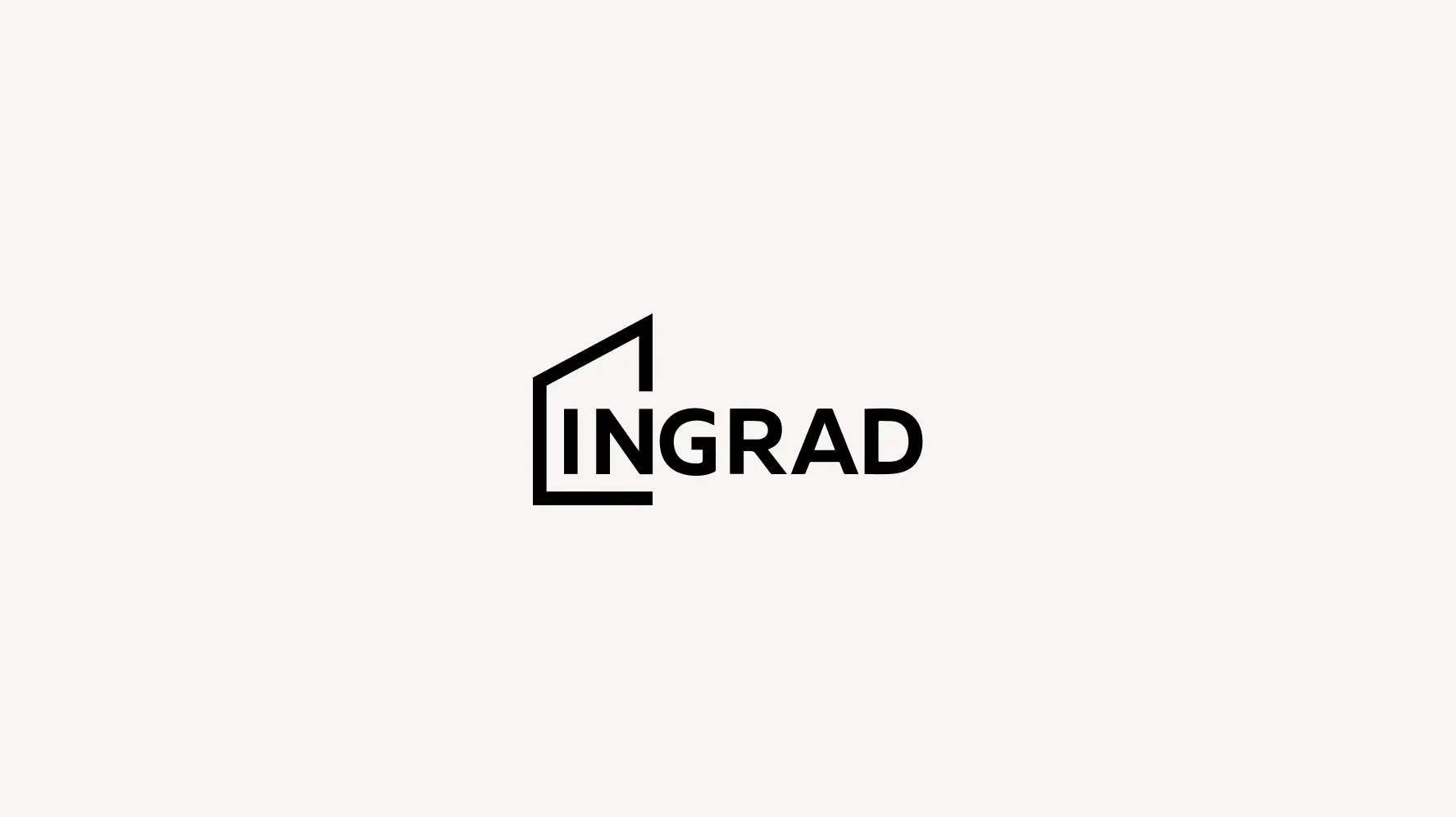 Логотип Ingrad — светлый фон