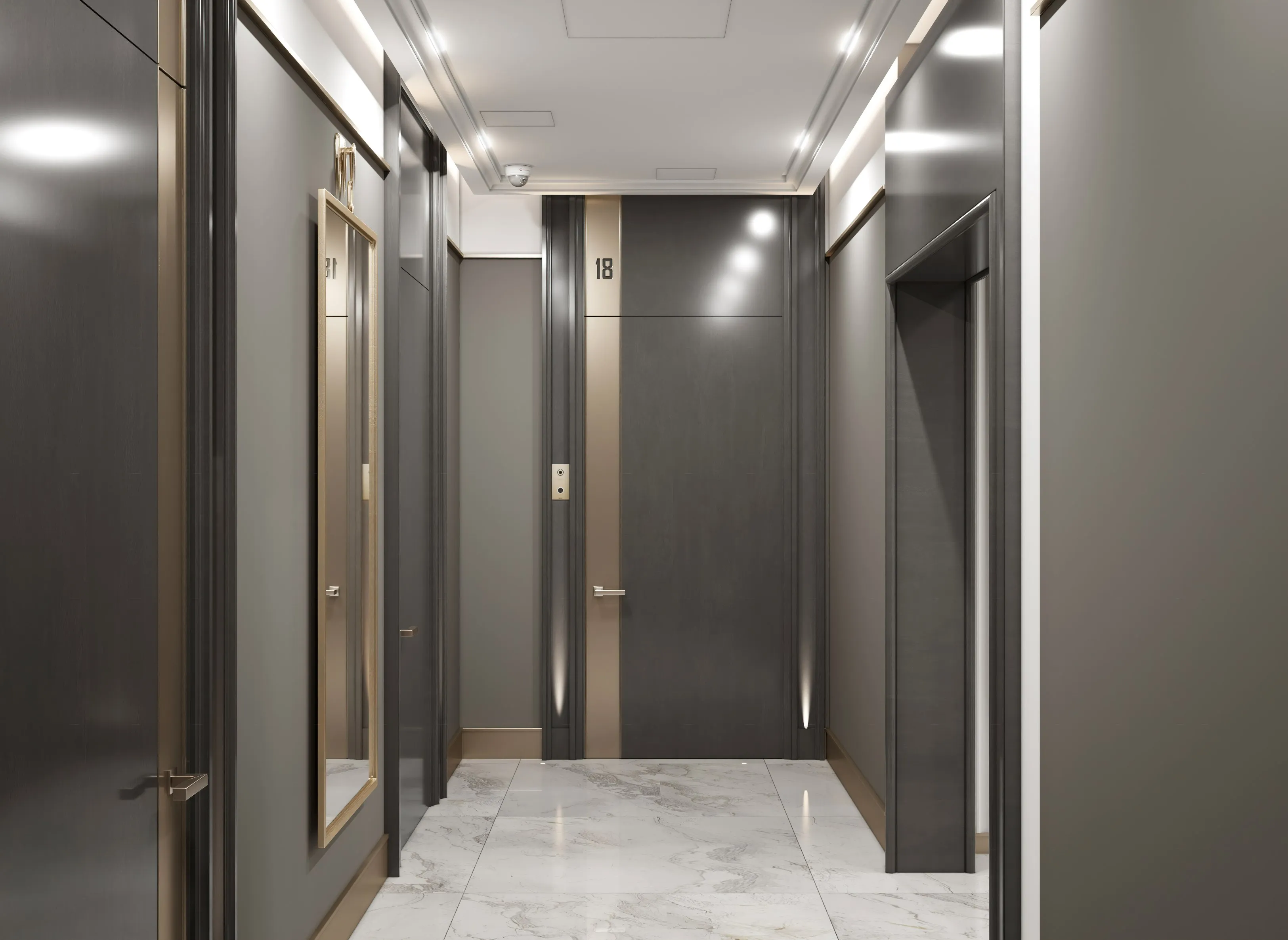 Холлы и этажи